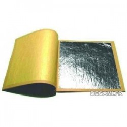 Argent 95 x 95 mm libre - Le carnet de 25 feuilles