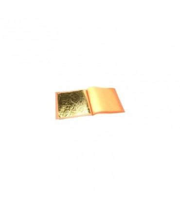 Or 22 carats Alimentaire 80 x 80 mm libre - Le carnet de 25 feuilles